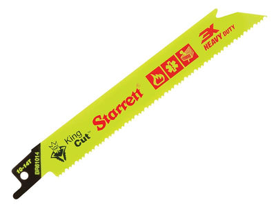 Starrett BR61014-5 Bi-Metal King Cut™ Demolition Blade 152mm 10-14 TPI (Pack 5) – – Now available at MTN Shop UK.