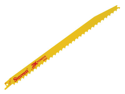 Starrett BT123-5 Bi-Metal Reciprocating Blade, Wood Tapered 300mm 3 TPI (Pack 5) – – Now available at MTN Shop UK.