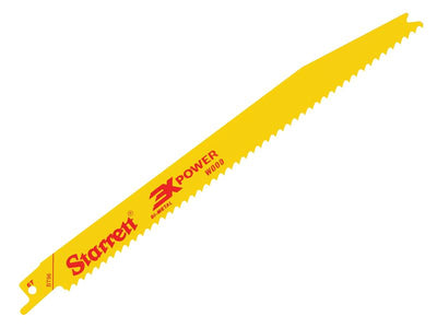 Starrett BT96-5 Bi-Metal Reciprocating Blade, Wood Tapered 228mm 6 TPI (Pack 5) – – Now available at MTN Shop UK.