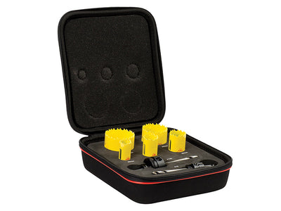 Starrett KDC05021 Deep Cut Bi-Metal Electrician's Holesaw Kit, 7 Piece – – Now available at MTN Shop UK.