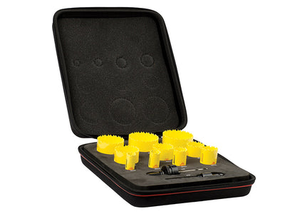 Starrett KDC10022 Deep Cut Bi-Metal Deluxe Plumber's Holesaw Kit, 12 Piece – – Now available at MTN Shop UK.