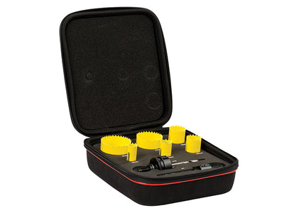 Starrett KFC06022 Fast Cut Bi-Metal Electrician's Holesaw Kit, 8 Piece – – Now available at MTN Shop UK.