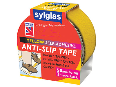Sylglas Anti-Slip Tape 50mm x 3m Yellow – – Now available at MTN Shop UK.