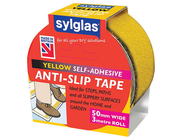 Sylglas Anti-Slip Tape 50mm x 3m Yellow – – Now available at MTN Shop UK.