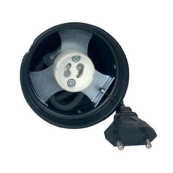 Showtec Par Can 16 GU10 (Black) – Showtec Par16 can also be placed on the stage floor or mounted to truss by a clamp for stage lighting. Max. Capacity: 50W; Power Supply: 230V – Now available at MTN Shop UK. - imagen 2