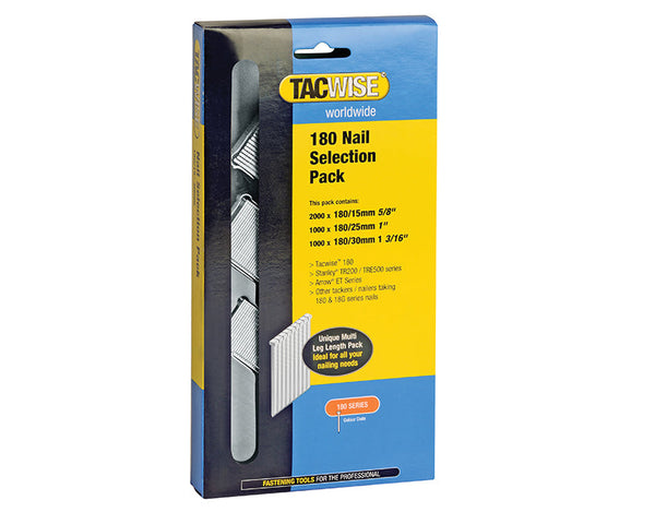 Tacwise 180 18 Gauge Nail Selection (Pack 4000) – – Now available at MTN Shop UK.