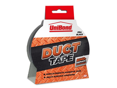 UniBond Duct Tape 50mm x 25m Black – – Now available at MTN Shop UK.