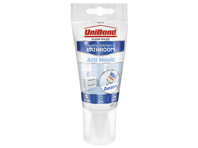 UniBond Anti-Mould Kitchen & Bathroom Sealant Tube White 147g – – Now available at MTN Shop UK.