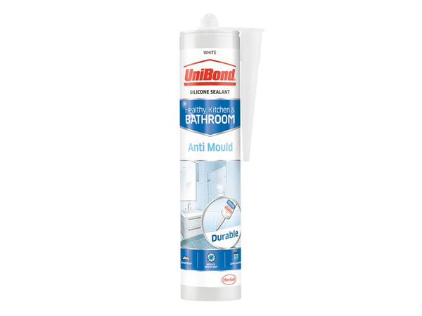 UniBond Anti-Mould Kitchen & Bathroom Sealant Cartridge White 274g – – Now available at MTN Shop UK.