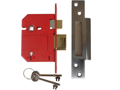 UNION StrongBOLT 2200S BS 5 Lever Mortice Sashlock Satin Chrome 81mm Box – – Now available at MTN Shop UK.