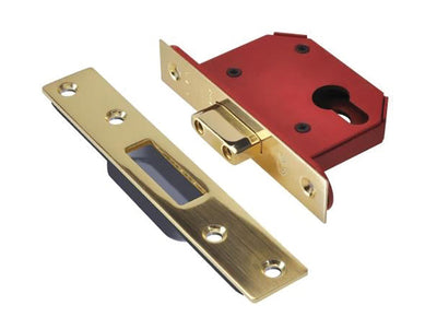 UNION StrongBOLT 21EU EUS-PB-2.5 Euro Deadlock Plated Brass 68mm 2.5in – – Now available at MTN Shop UK.