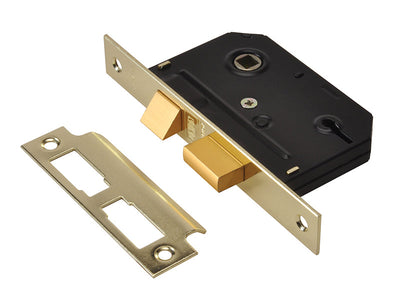 UNION ES-SL Essentials 3 Lever Mortice Sashlock Polished Brass 65mm 2.5in Visi – – Now available at MTN Shop UK.