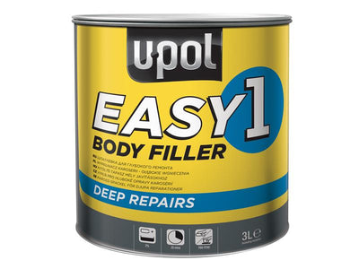 U-POL Easy 1 Body Filler 3 litre – – Now available at MTN Shop UK.