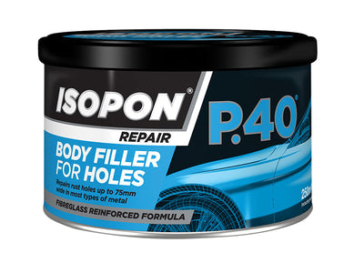 U-POL P.40 Body Filler for Holes Tin 250ml – – Now available at MTN Shop UK.