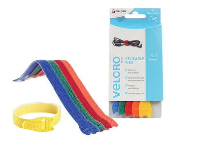 VELCRO® Brand VELCRO® Brand ONE-WRAP® Reusable Ties (5) 12mm x 20cm Multi-Colour – – Now available at MTN Shop UK.