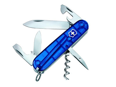 Victorinox Spartan Swiss Army Knife Translucent Blue Blister Pack – – Now available at MTN Shop UK.