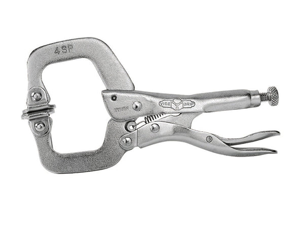 IRWIN Vise-Grip 4SP Locking C-Clamp Swivel Pad 100mm (4in) – – Now available at MTN Shop UK.