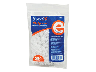 Vitrex Essential Tile Spacers 5mm (Pack 250) – – Now available at MTN Shop UK.