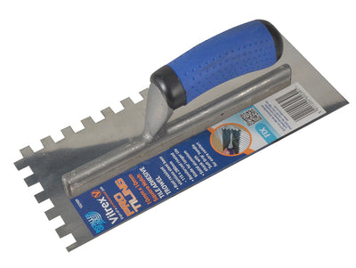 Vitrex Professional Stainless Steel Adhesive Trowel Square Notches 10mm – – Now available at MTN Shop UK.