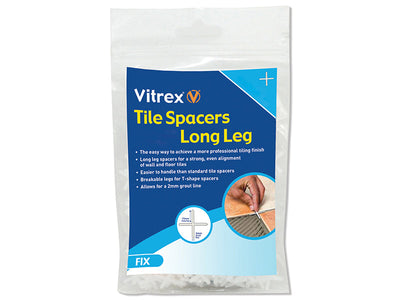 Vitrex Long Leg Spacer 3mm (Pack 1500) – – Now available at MTN Shop UK.