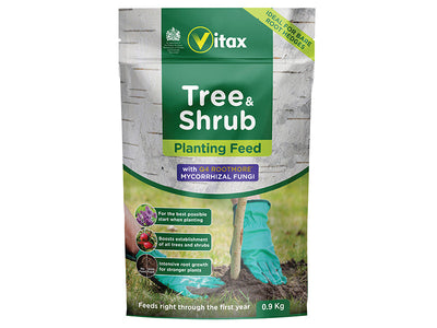 Vitax Tree & Shrub Planting Feed 0.9kg Pouch – – Now available at MTN Shop UK.