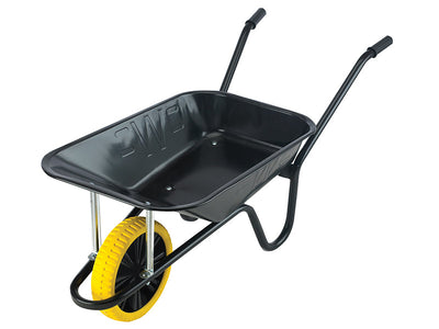 Walsall 85L Contractor Black Heavy-Duty Builder's Wheelbarrow - Puncture Proof – – Now available at MTN Shop UK.