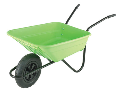 Walsall 90L Lime Polypropylene Wheelbarrows – – Now available at MTN Shop UK.