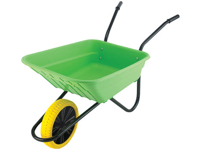 Walsall 90L Lime Polypropylene Wheelbarrow - Puncture Proof – – Now available at MTN Shop UK.