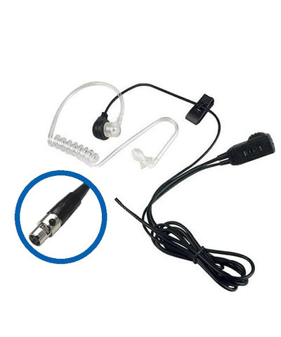 Altair WAM-100/2SEC In-ear Headset + 4P XLR – The Altair WAM-100/2SEC is and in-ear headset which is perfect for those applications requiring an almost invisible headset. It´s also suitable for communications between TV hosts and production teams. The headset offers two different microphone operation modes: PTT (Push To Talk) and VOX (always active) – Now available at MTN Shop UK.