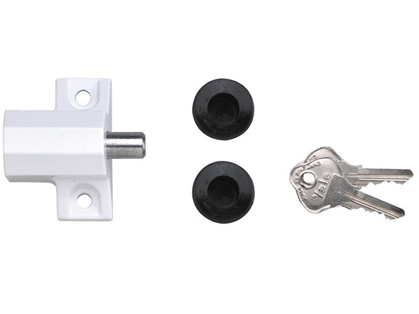 Yale Locks P114 Patio Door Lock White Finish Visi-pack – – Now available at MTN Shop UK.