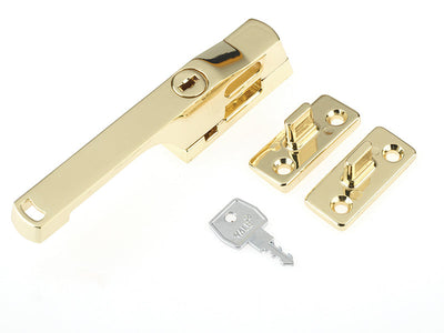 Yale Locks P115PB Lockable Window Handle Polished Brass Finish – – Now available at MTN Shop UK.