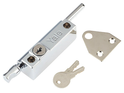 Yale Locks P124 Door Push Bolt Polished Chrome Finish Visi – – Now available at MTN Shop UK.