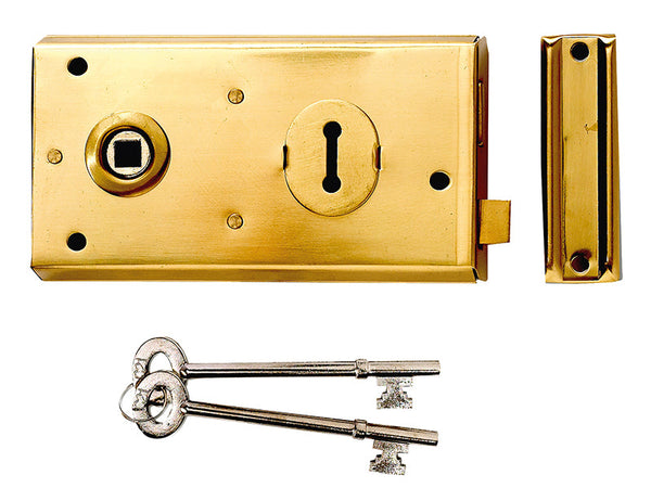 Yale Locks P401 Rim Lock Black Finish 138 x 76mm Visi – – Now available at MTN Shop UK.