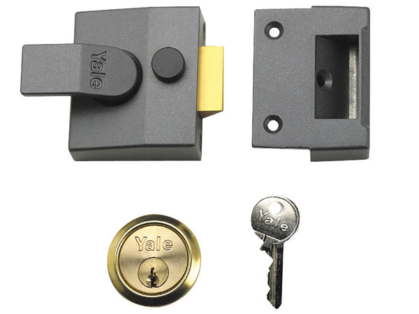 Yale Locks P85 Deadlocking Nightlatch 40mm Backset DMG Finish Visi – – Now available at MTN Shop UK.
