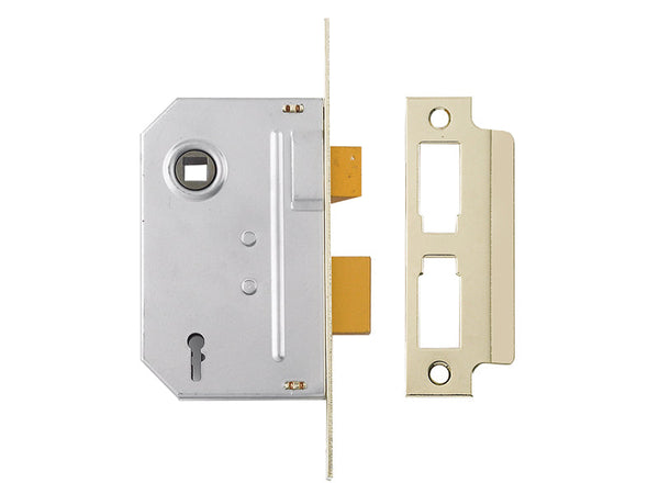 Yale Locks PM320 3 Lever Mortice Sashlock Polished Brass 65mm 2.5in – – Now available at MTN Shop UK.