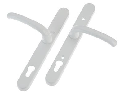 Yale Locks Retro Door Handle PVCu Polished PVD White Finish – – Now available at MTN Shop UK.