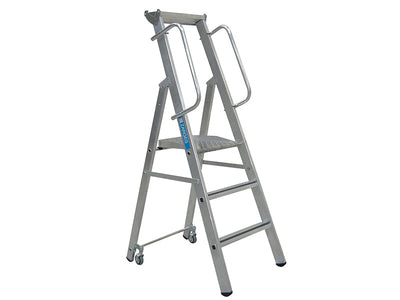Zarges Mobile Mastersteps, Platform Height 0.78m 3 Rungs – – Now available at MTN Shop UK.