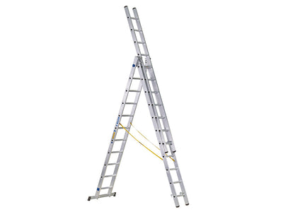 Zarges D-Rung Combination Ladder 3-Part 3 x 10 Rungs – – Now available at MTN Shop UK.