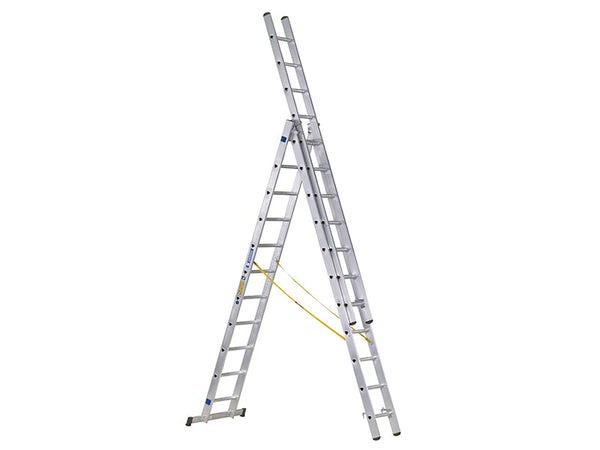 Zarges D-Rung Combination Ladder 3-Part 3 x 10 Rungs – – Now available at MTN Shop UK.
