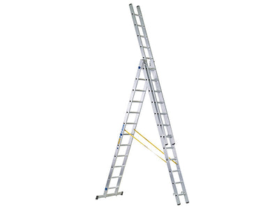 Zarges D-Rung Combination Ladder 3-Part 3 x 12 Rungs – – Now available at MTN Shop UK.
