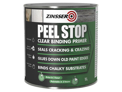 Zinsser Peel Stop® Clear Binding Primer Paint 1 litre – – Now available at MTN Shop UK.
