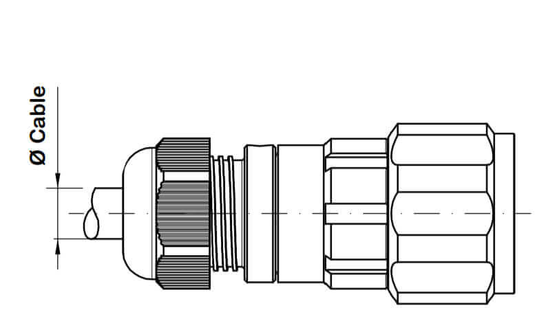 Ceep 2 Pin Circular Connector - Male Inline – – Now available at MTN Shop UK. - imagen 3
