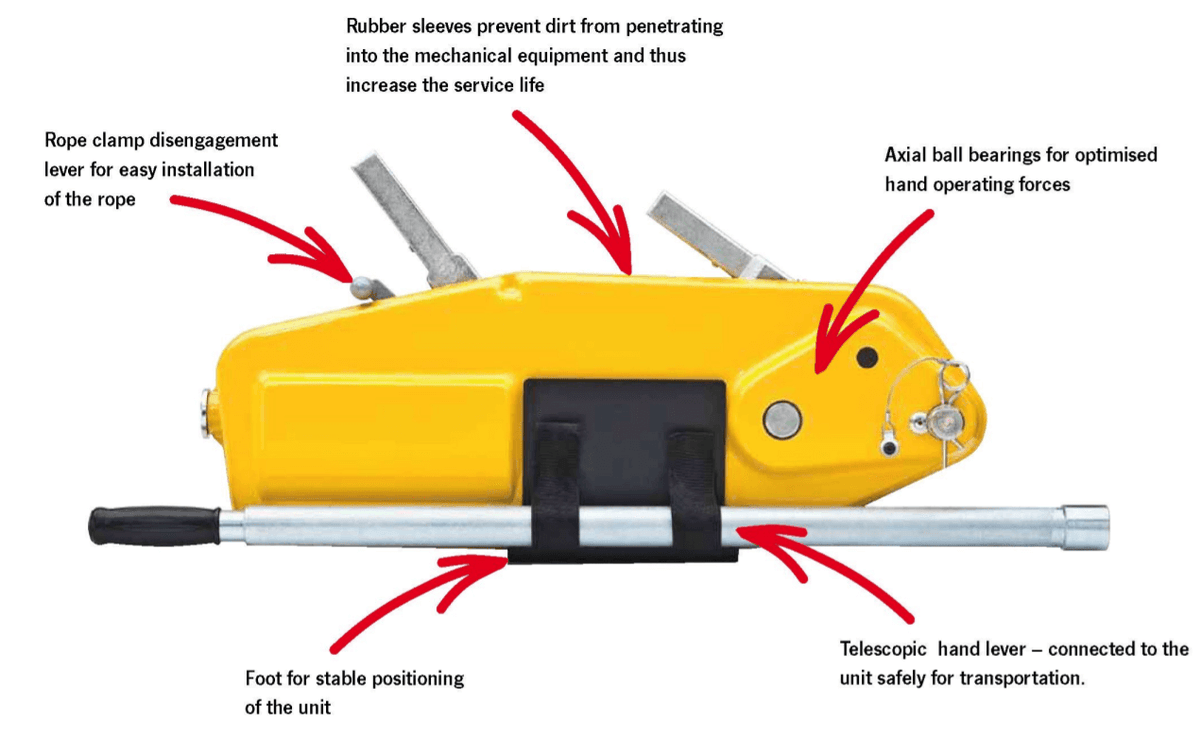 Yaletrac Cable puller ST 1000 - 3200kg - imagen 3