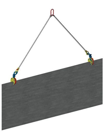 Camlok Vertical Plate Clamps CY 100-3000Kg with Hinged Hook Ring – second image