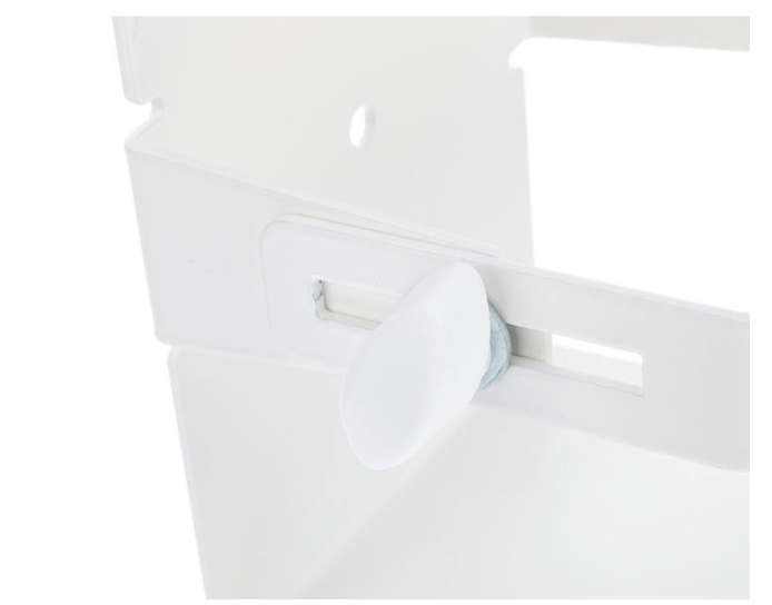 K&M Wall Mounted Hand Sanitizer Holder – K&M Disinfectant Stand Holder is a sturdy holder for a disinfectant for space-saving wall mounting. Holder made of steel, white powder-coated. Easy to mount using the screws supplied. – Now available at MTN Shop UK. - imagen 5