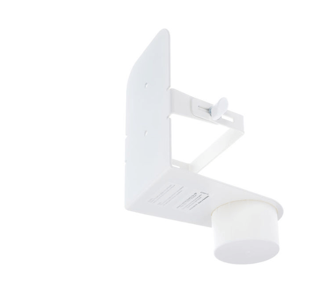K&M Wall Mounted Hand Sanitizer Holder – K&M Disinfectant Stand Holder is a sturdy holder for a disinfectant for space-saving wall mounting. Holder made of steel, white powder-coated. Easy to mount using the screws supplied. – Now available at MTN Shop UK. - imagen 4