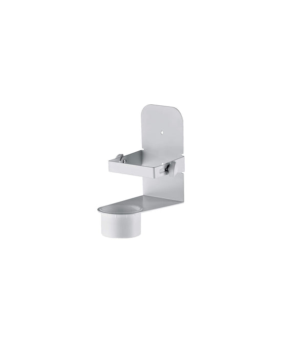 K&M Wall Mounted Hand Sanitizer Holder – K&M Disinfectant Stand Holder is a sturdy holder for a disinfectant for space-saving wall mounting. Holder made of steel, white powder-coated. Easy to mount using the screws supplied. – Now available at MTN Shop UK.