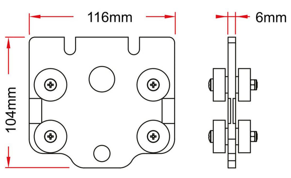 Doughty Sixtrack Master Runner(6kg SWL). Supplied by MTN Shop EU