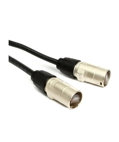 Black cable with silver ether head