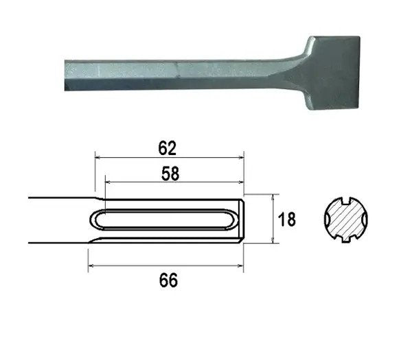 Max Straight Scaling Chisel